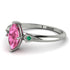 Marquise Pink Moissanite Geometrical Engagement Ring - Reese No. 806
